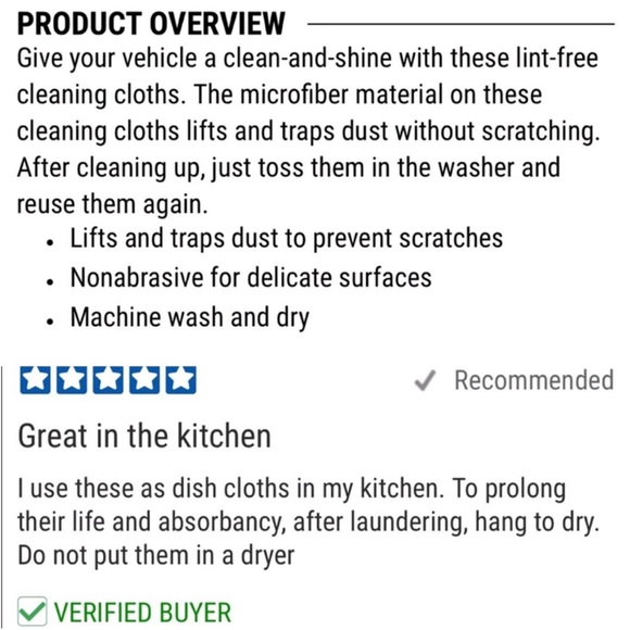 3/$15 NEW Microfiber Towels Cleaning Cloths 12”x 12”, SET OF 4, Different Colors - Picture 6 of 16